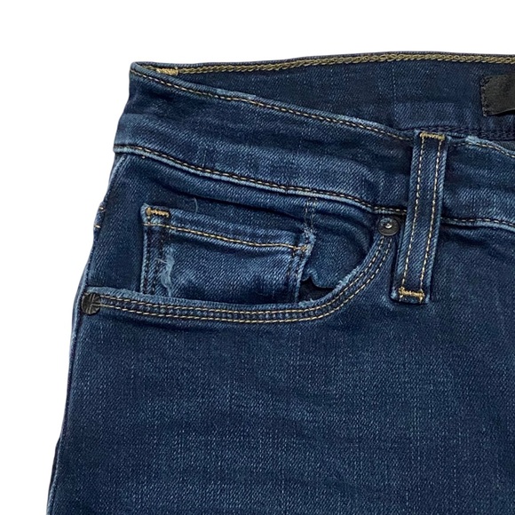 HUDSON Jeans Barbara Super Skinny Denim High Rise Dark Blue Wash Size 27 - Picture 3 of 11